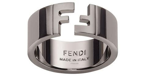 Fendi silver rings